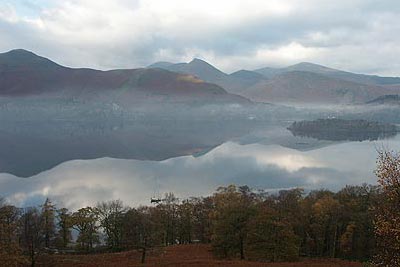 View of Derwentwater from near Great Wood