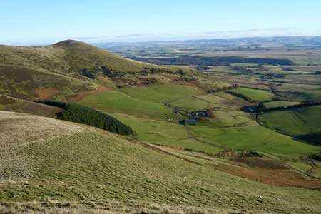 Photo from the walk - Scald Law and Pentland Hills Ridge from near Penicuik