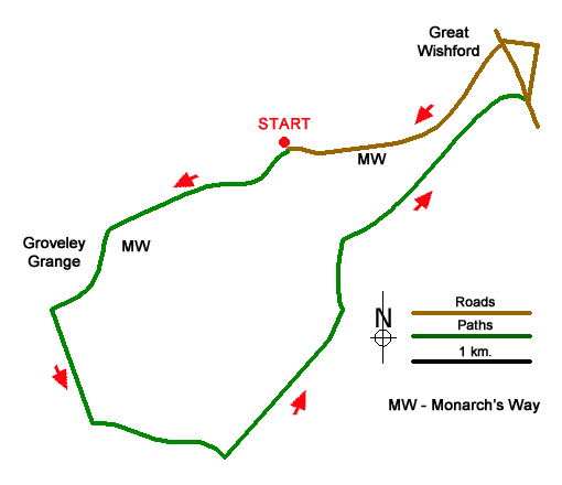 Walk 2158 Route Map
