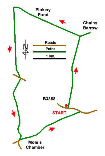 Route Map - Pinkery Pond Circular Walk