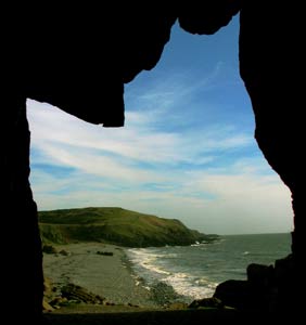 St Ninian's Cave near Whithorn