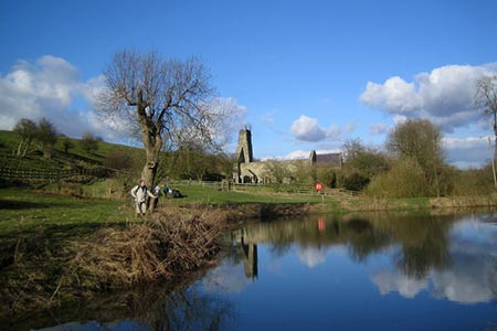 The Old Mill Pond at Wharram Percy