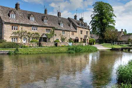 Cottages beside the River Eye, Lower Slaughter
