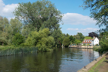 River Great Ouse between the Hemingfords